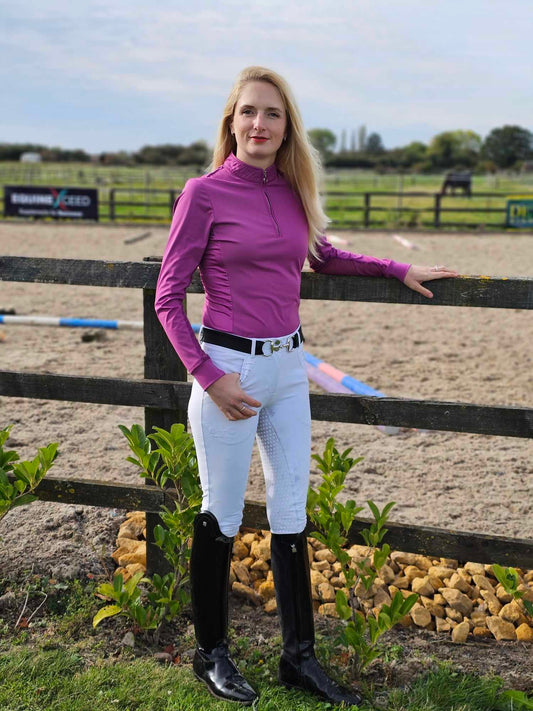 Long Sleeve Mauve Base Layer